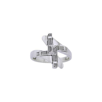 Brigids Cross Ring TRI894 - Jewelry
